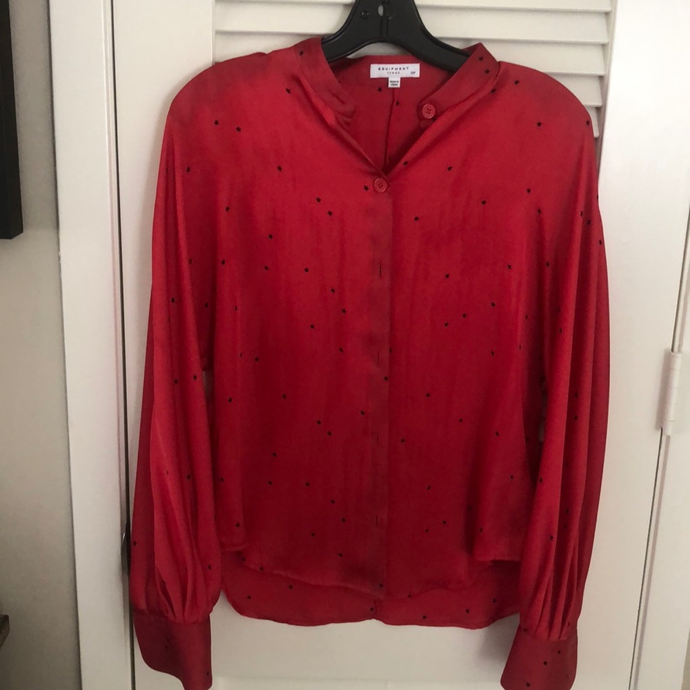 Equipment silk blouse